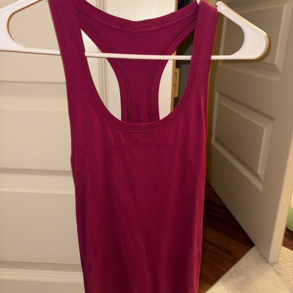 Women's Racerback Lululemon Tank Top - Magenta